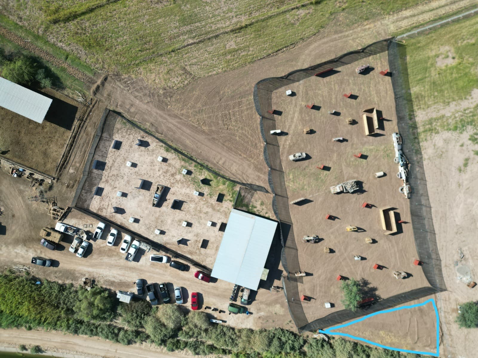 Cubil Paintball field environment